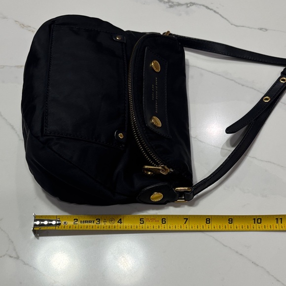 Marc Jacobs Black Nylon Crossbody with Gold Accents - Picture 17 of 17